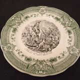 6 assiettes, Napoléon 1er Sarreguemines
