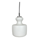 Frosted white glass pendant by Peill and Putzler 1960