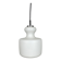 Frosted white glass pendant by Peill and Putzler 1960