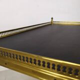 Brass console table