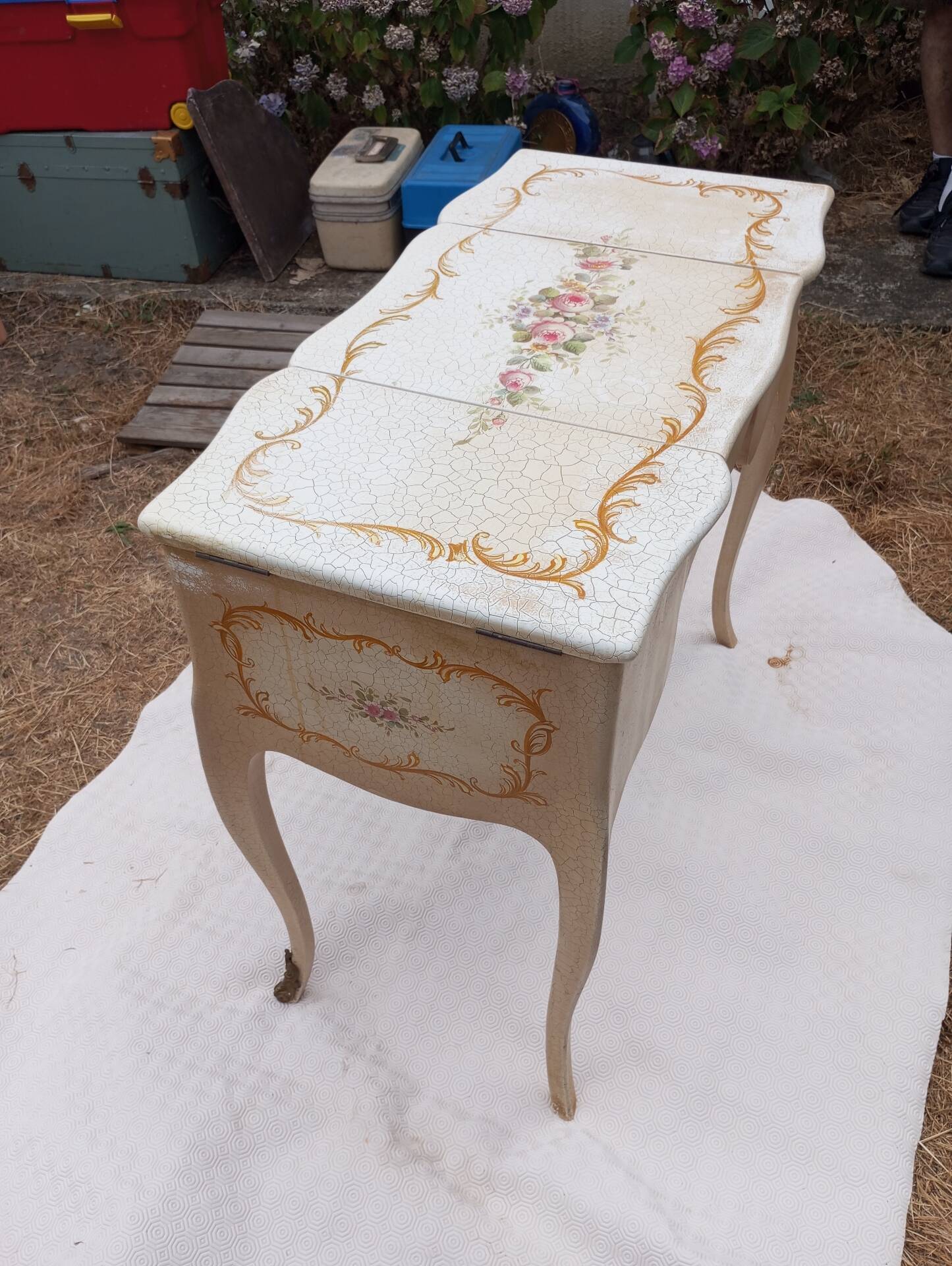 Coiffeuse style Louis XV