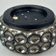 60s 70s ceiling lamp Glashütte Limburg Germany Plafoniere glass & metal