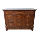Antique Louis Philippe commode in mahogany and marble