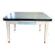 Water-green extendable Formica table