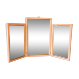 Miroir ancien triptyque 76x45cm
