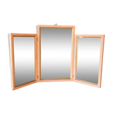 Miroir ancien triptyque 76x45cm