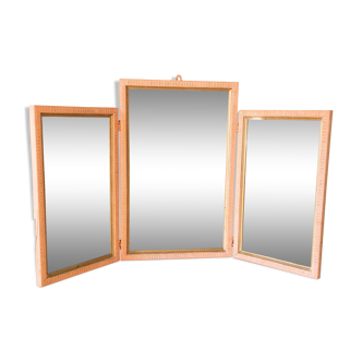 Old triptych mirror 76x45cm