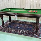 English billiards of the 1950s in mahogany