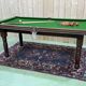 English billiards of the 1950s in mahogany