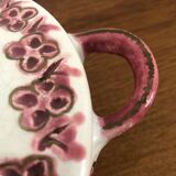 Vintage cracked iron earthenware candy box