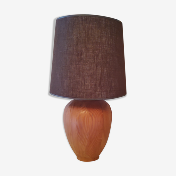 Scandinavian wooden lamp from the 60s/70s