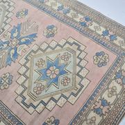 Oushak floral rug sku 3543