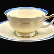Set of three antique Thomas Bavaria cups – Ivory porcelain