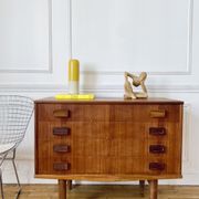 Commode style scandinave en teck vintage