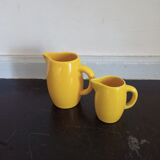 Pair of small pitchers in earthenware from Salins