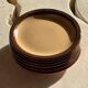 Set of 6 small stoneware dessert plates, Oxford brand, made in Brazil
