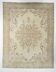 Tapis Vintage Beige Clair Motif Médaillon Floral Élégant, 354x458 Cm