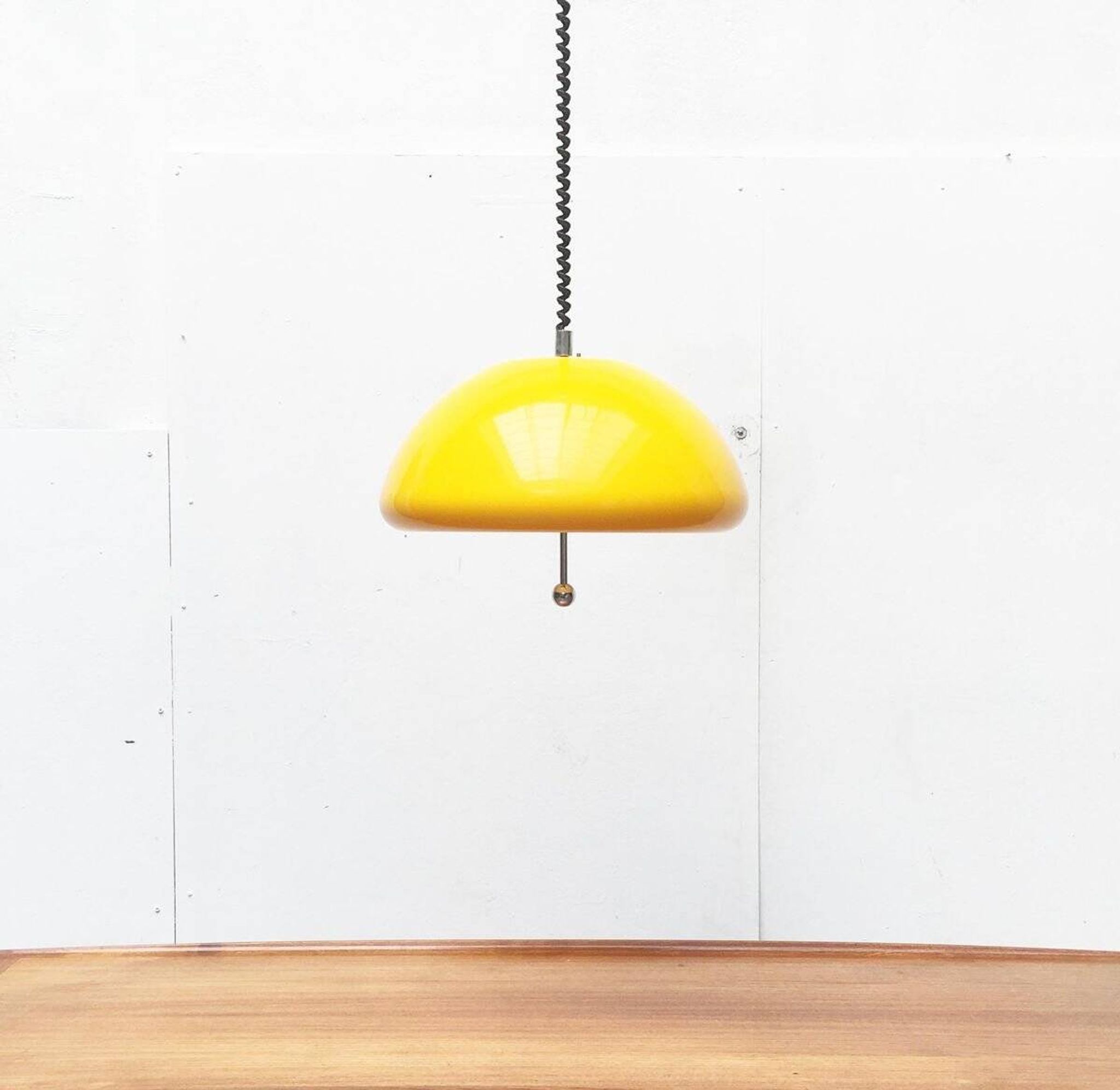Lampe suspendue Space Age Cabras par Luigi Massoni pour Guzzini
