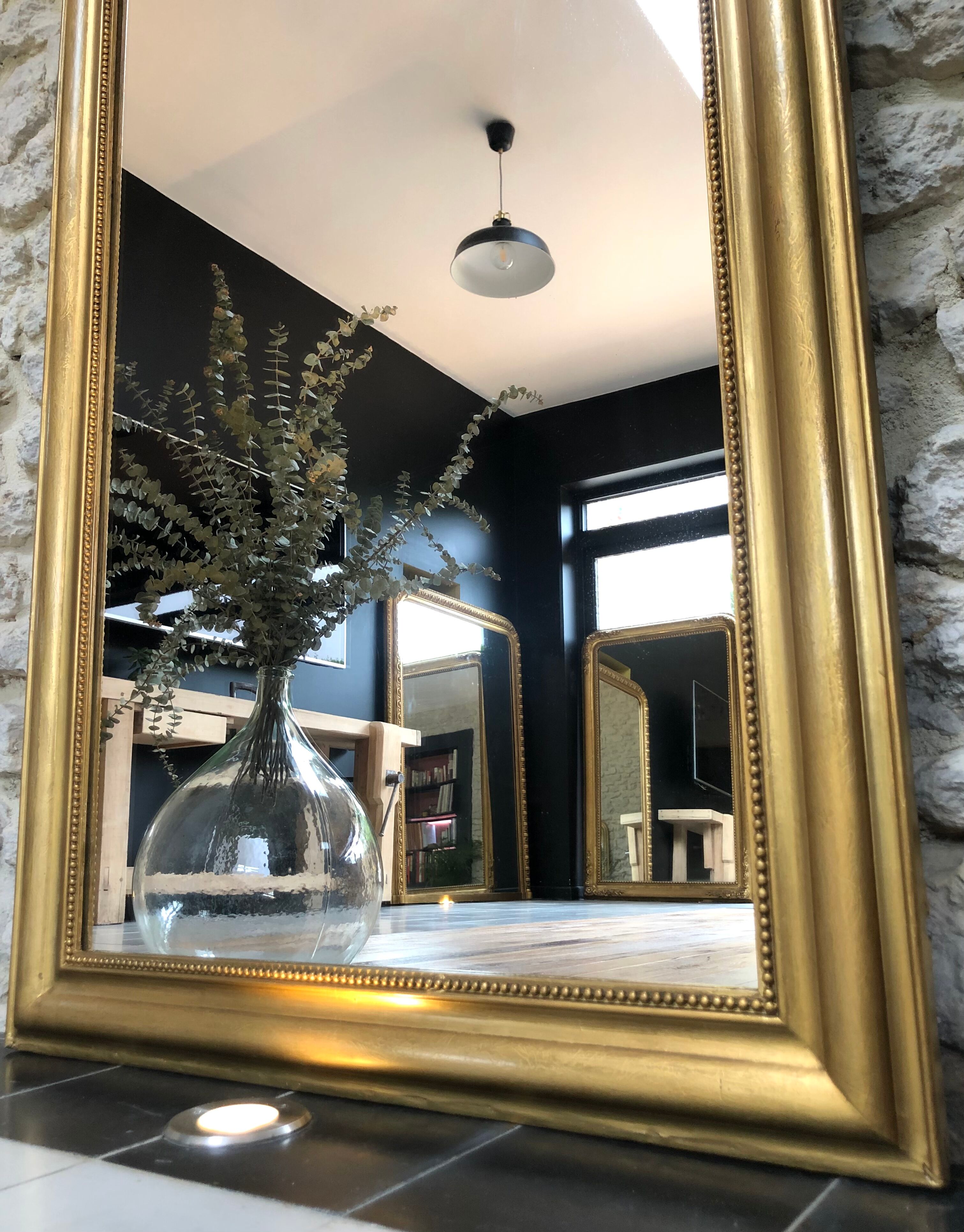 Louis-Philippe pediment mirror 150x82,5cm