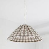Malala "beige" large tile conical pendant light