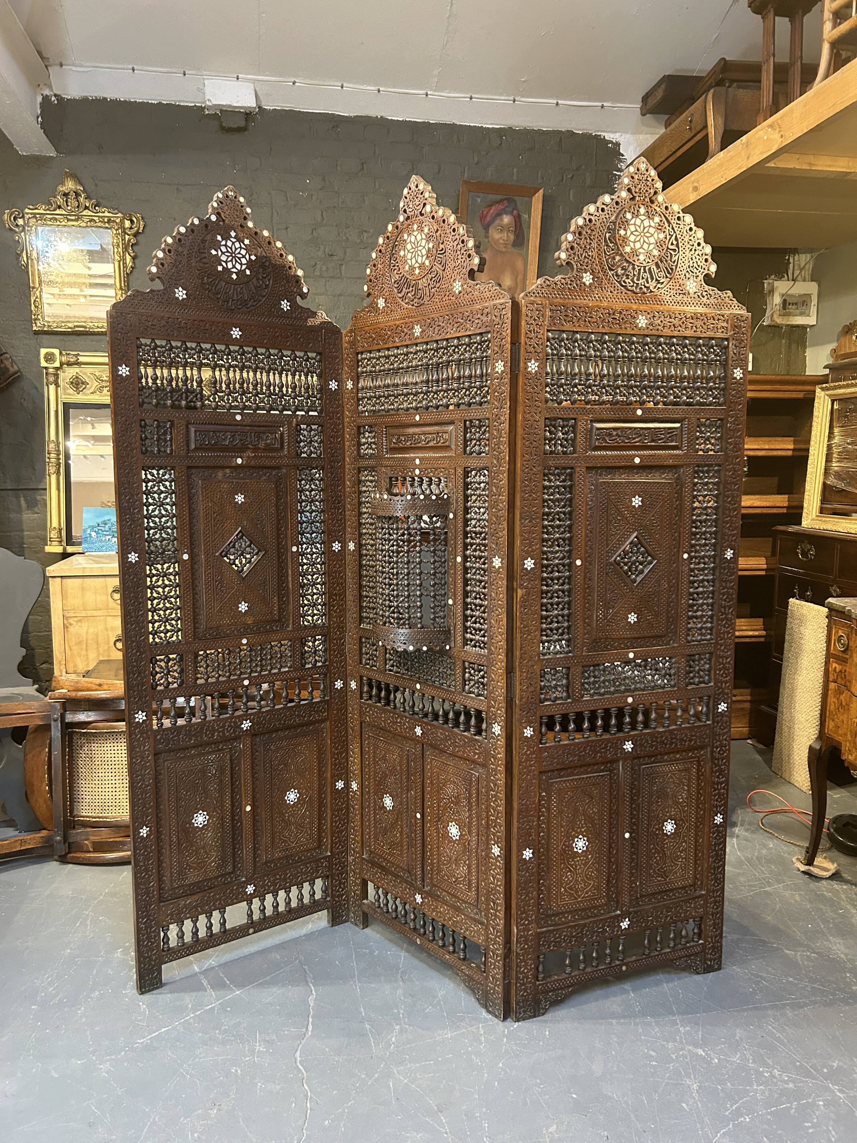 Moorish Ottoman Room Divider Screen