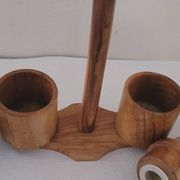 60's salt pepper oil and vinegar set