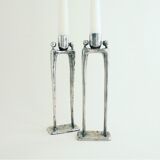 Pair of candlesticks designed by Corry Ammerlaan.