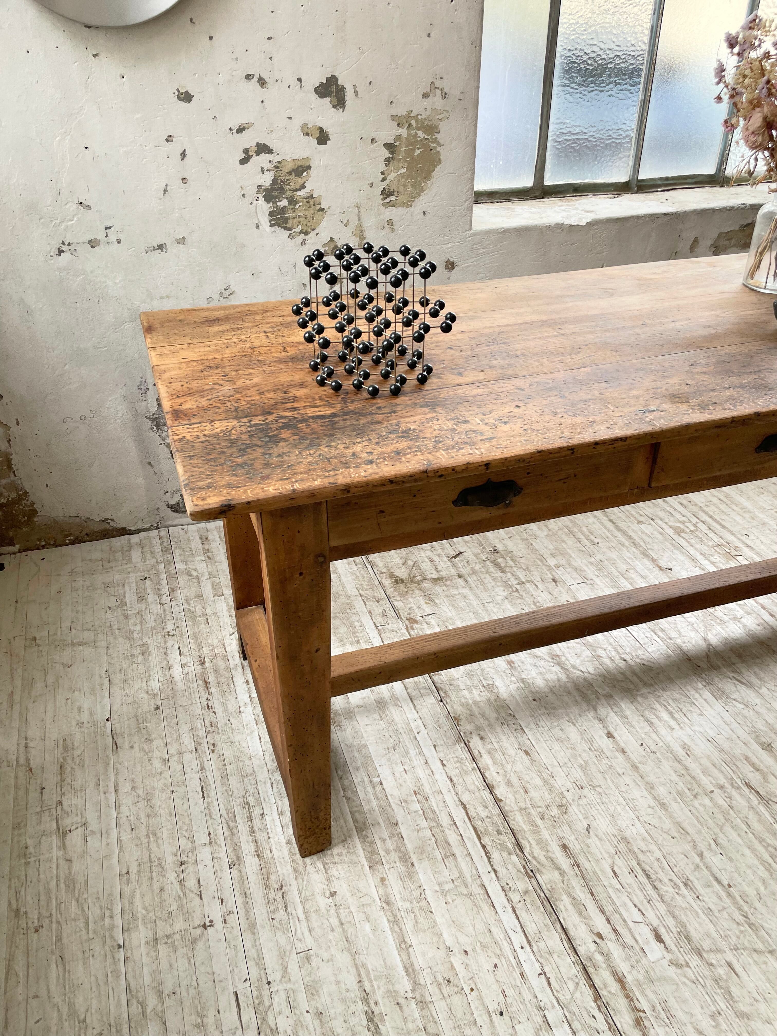 Oak island farmhouse table 2m