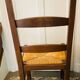 Lot de 2 chaise bois et paille