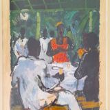 gouache by Bernard Lamotte