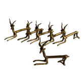 Brass antelope knife holder