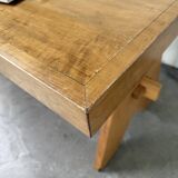 Table, mobilier de montagne en hêtre, 1950
