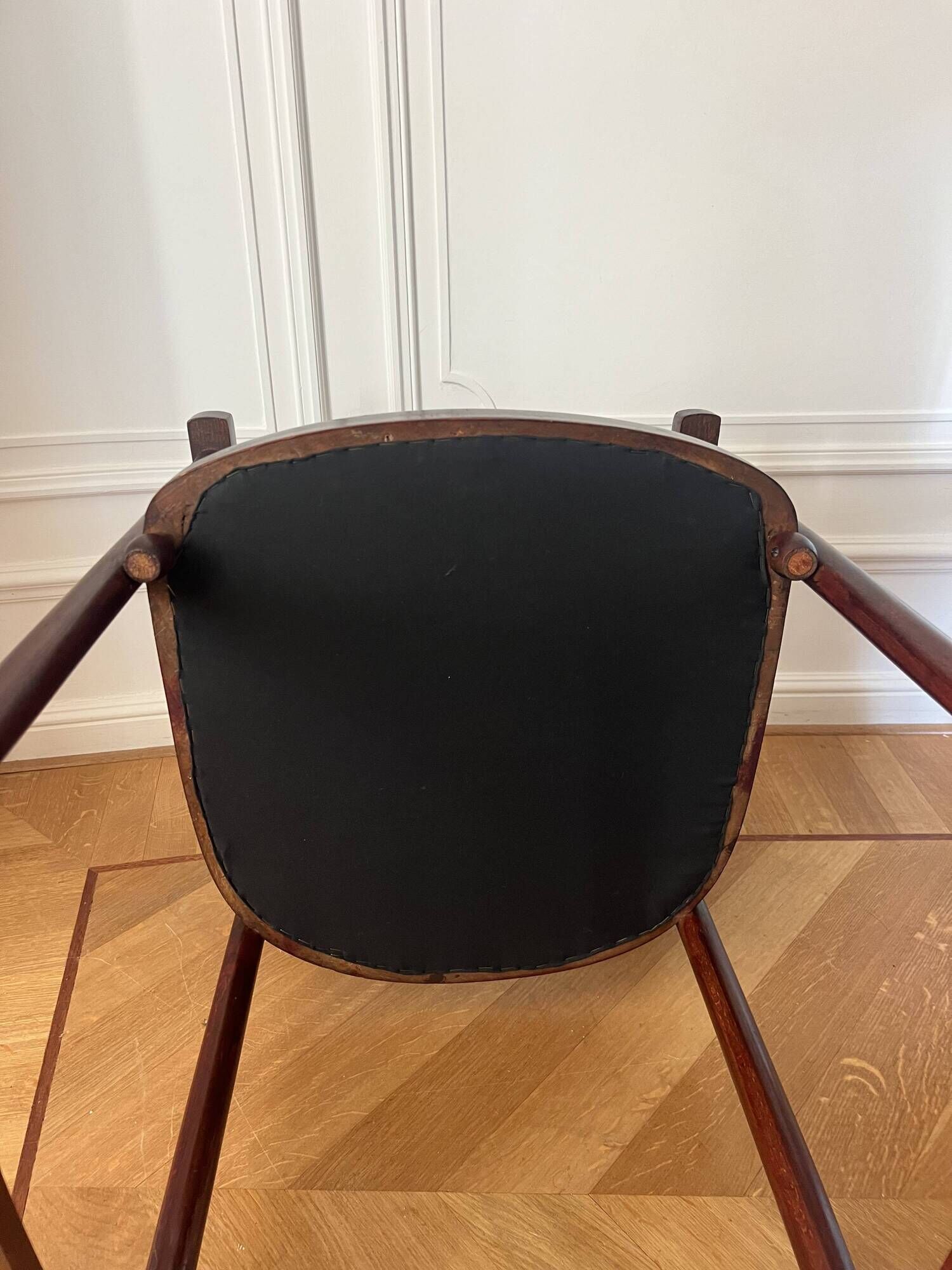 Pair of Fledermaus armchairs by Joseph Hoffman, Vienna, 1900s