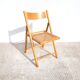 Folding chair vintage cannage 1970