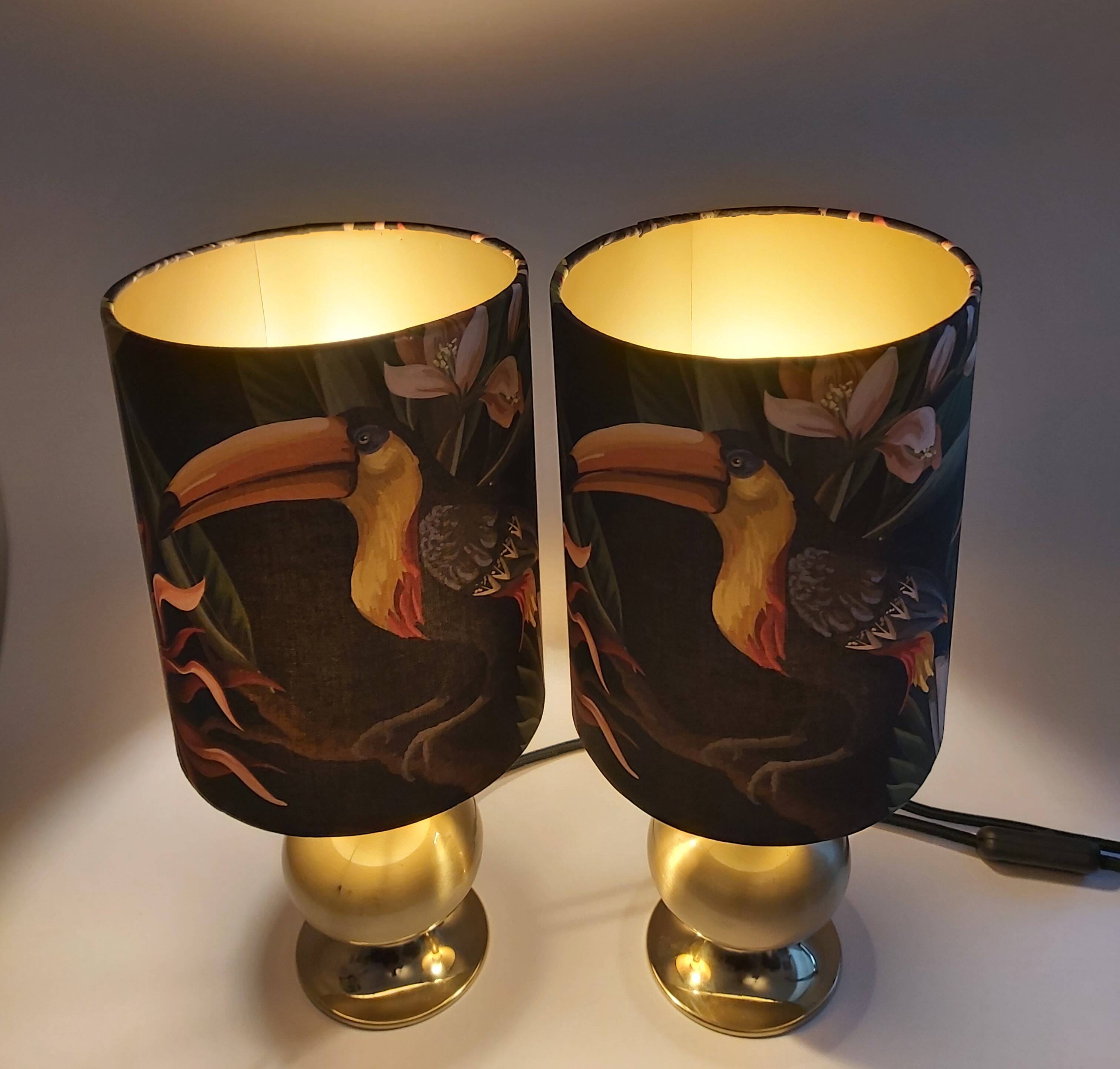 A pair of bedside lamps, Germany, 1970s.