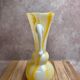 Large yellow and white blown glass pitcher from Italy – 1960s/70s
