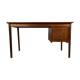 Scandinavian double-sided vintage teak desk, 60s