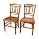 Old carved chairs in turned wood