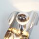 Set of 70s 'space age' wall lamps by Polam