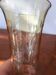 Amber tulip vase