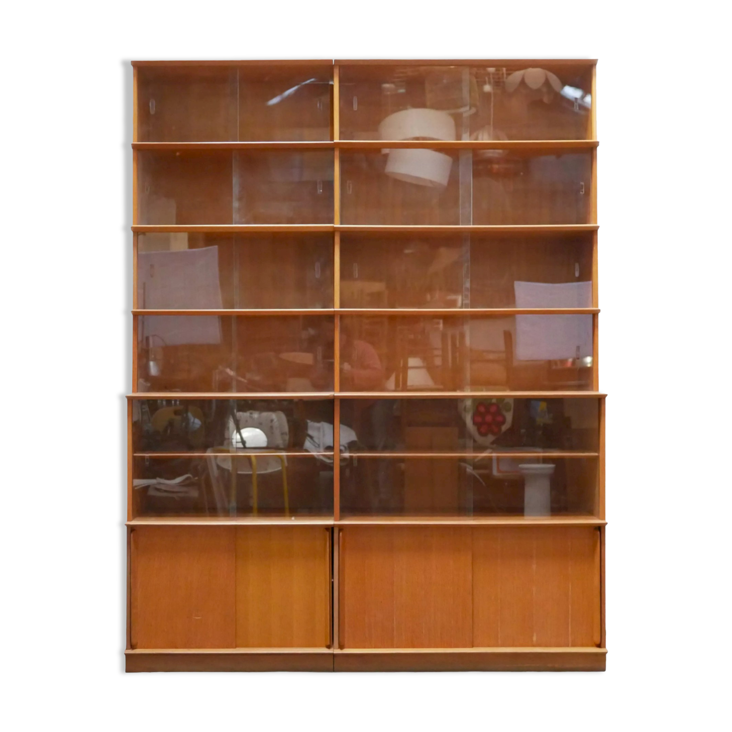 Showcase bookcase by Didier Rozaffy for Meubles Oscar editions