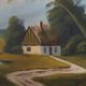 Painting „The Way to Home”, Scandinavian design, 1970s, by V. Kier