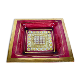 Empty pocket Georges Pelletier red and gold ceramic