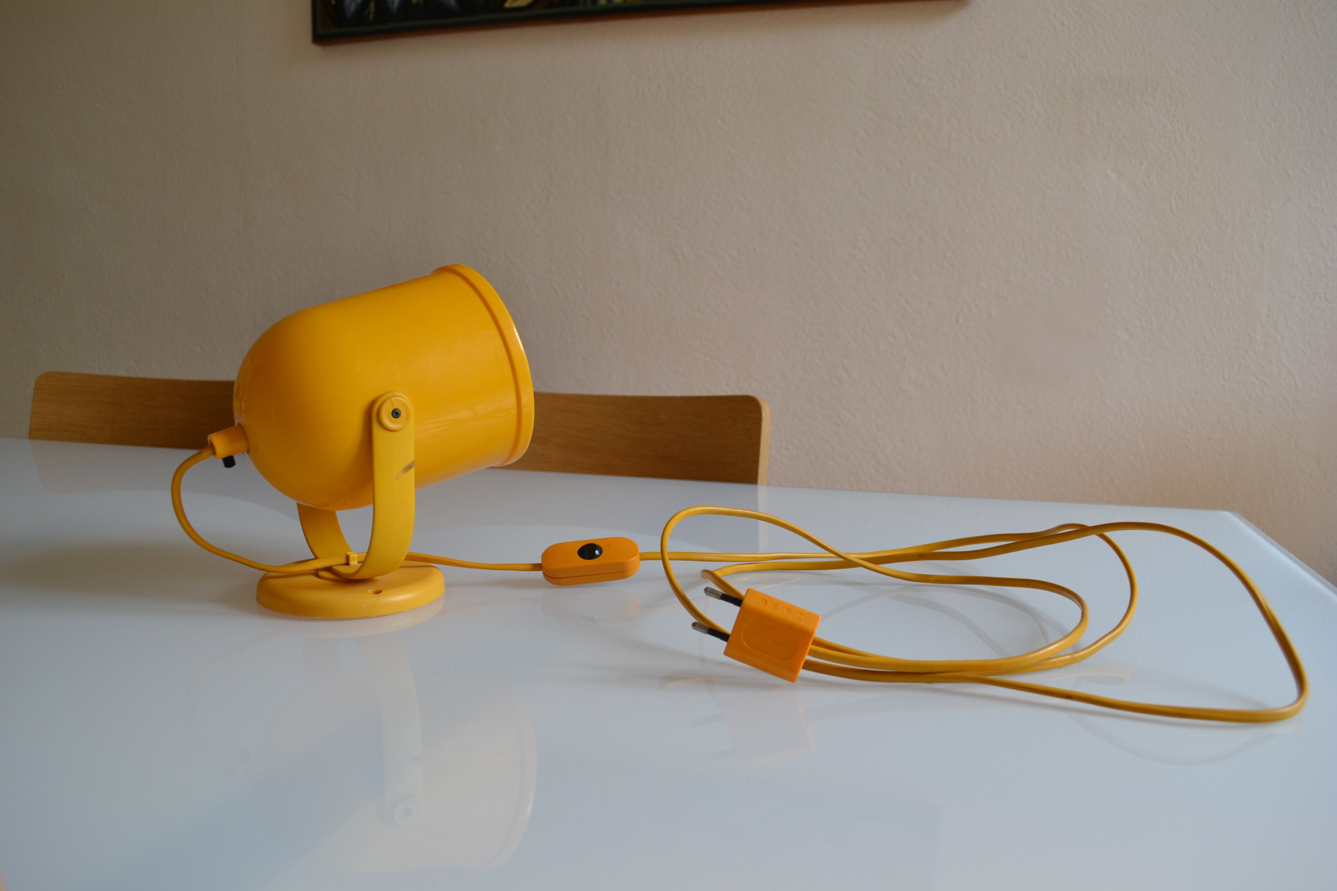 SPACE AGE ELENCO WALL LAMP SPOT LAMP, SWEDEN 1970's