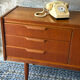 Vintage Scandinavian teak sideboard, 1960.