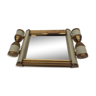 Rectangular mirror tray from the 1940s