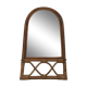 Miroir vintage en bambou