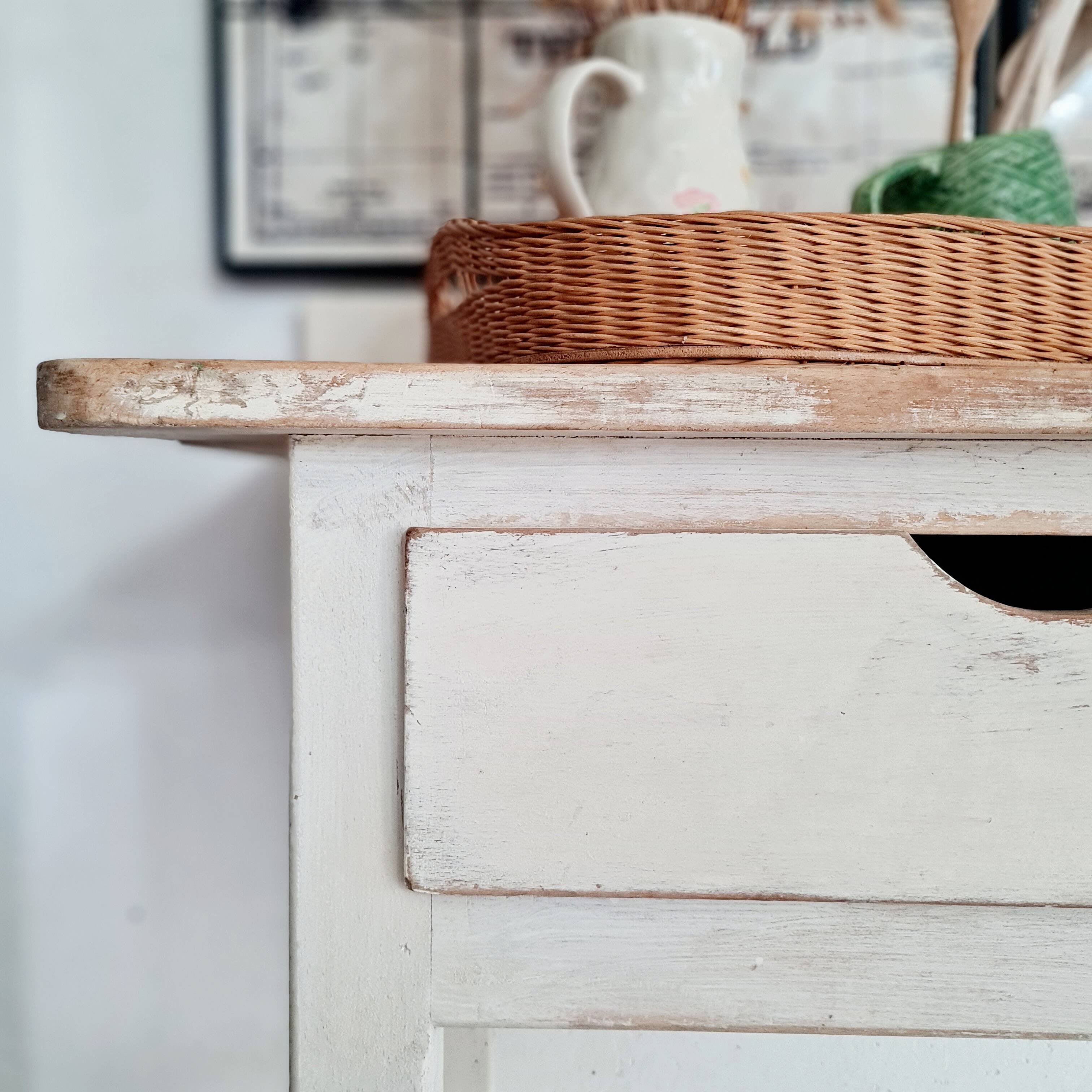 Antique counter – trade table – antique kitchen furniture