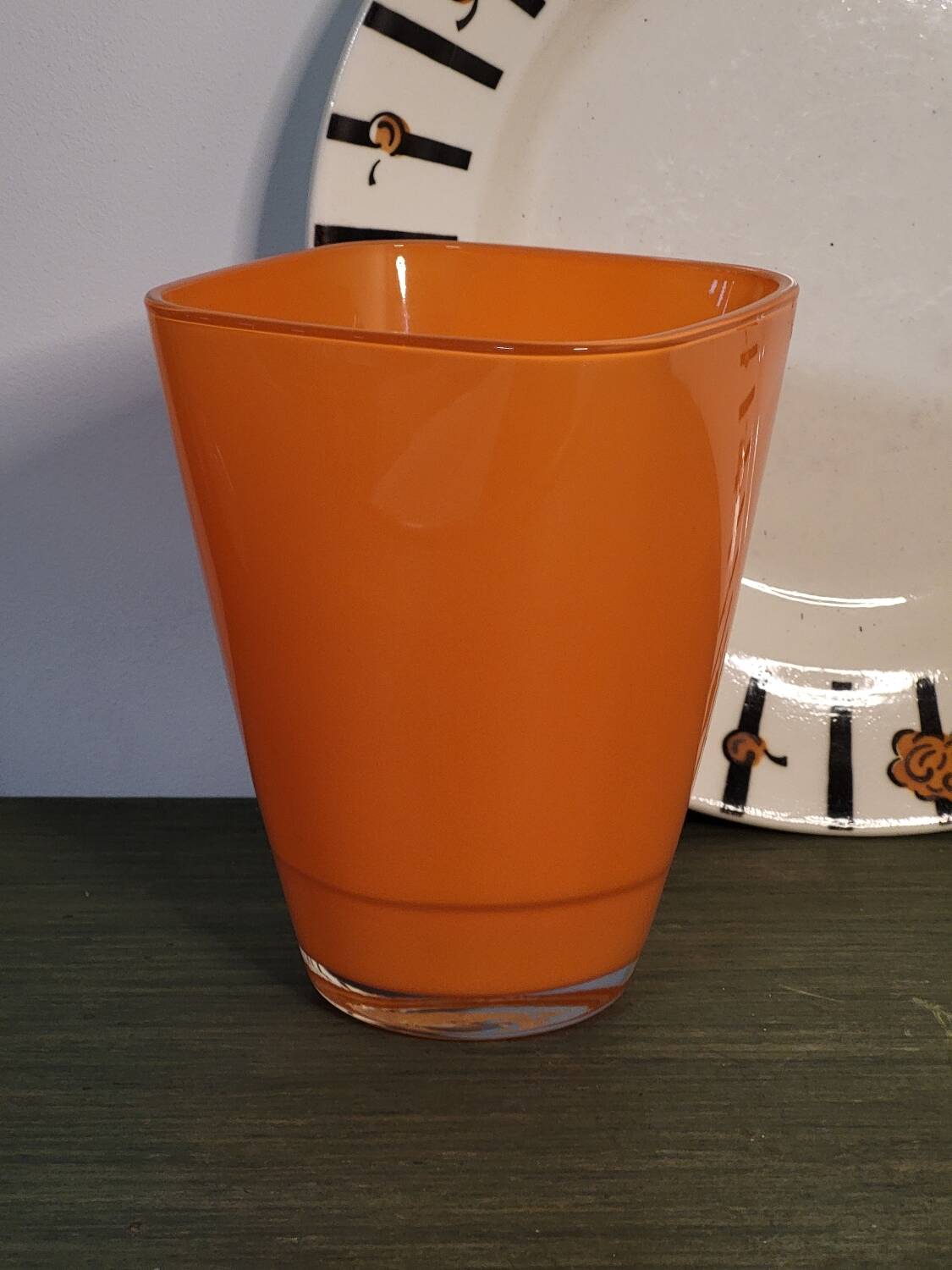 Orange vase