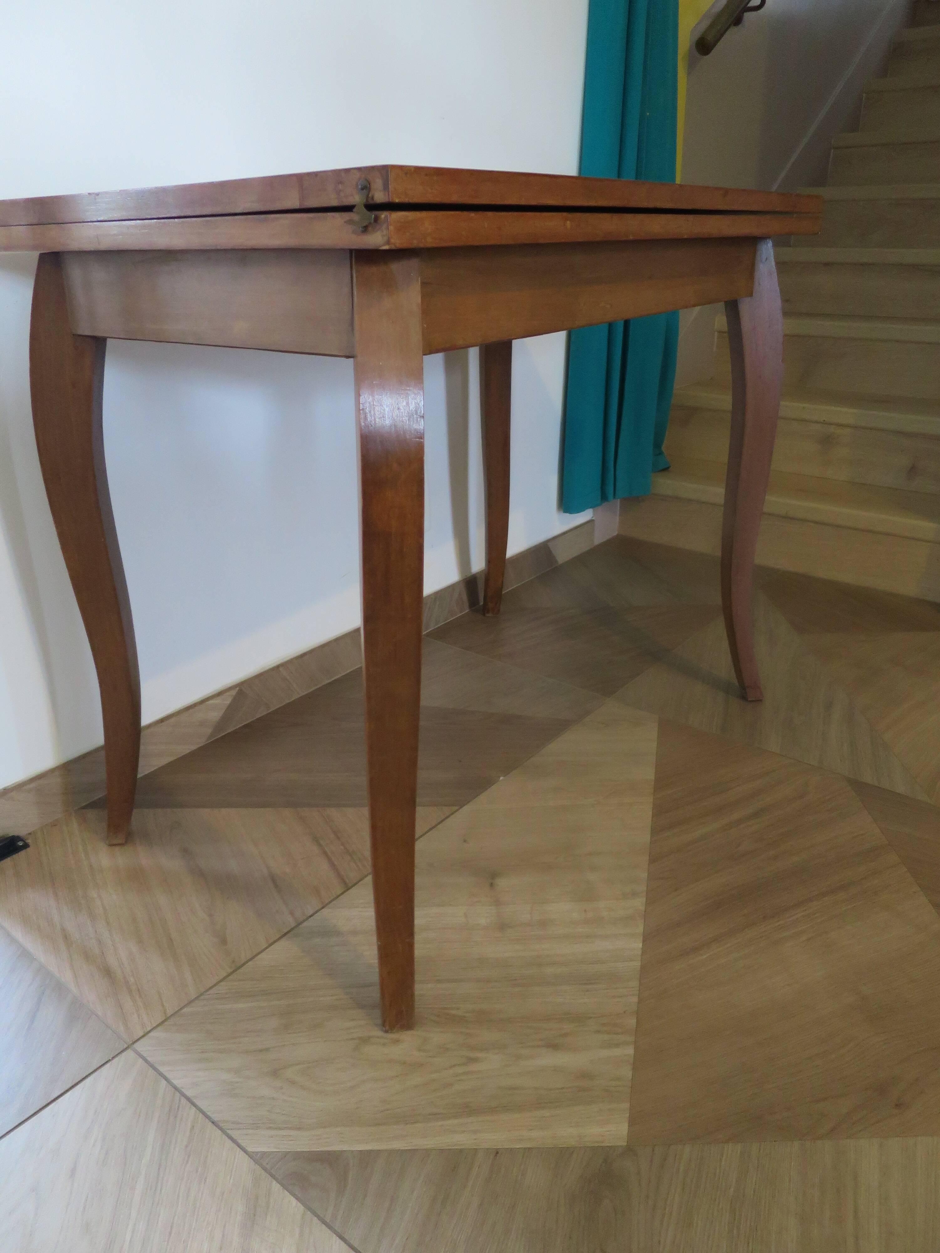 Table de salle à manger extensible, années 50-60